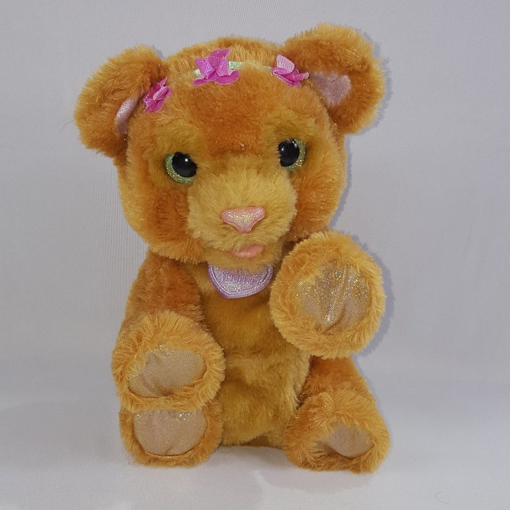 FurReal Friends Woodland Sparkle Peanut Butter Baby Bear Cub Toy by Hasbro